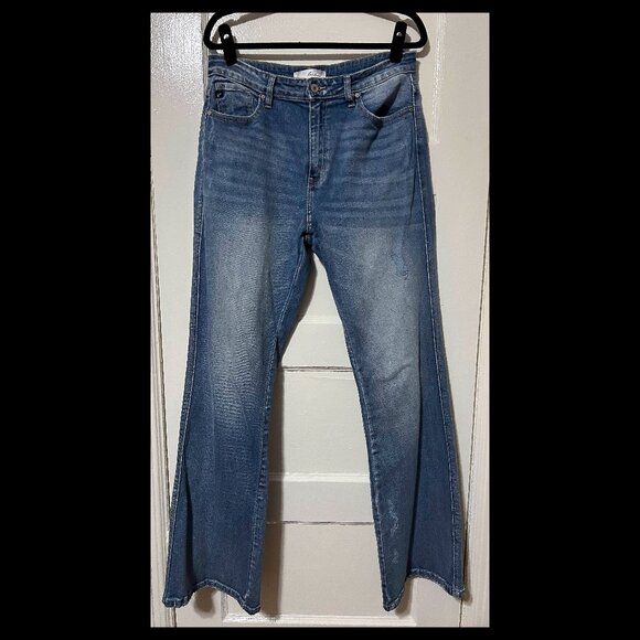 KanCan Women's Blue Boot Cut Jeans - Picture 1 of 3